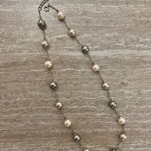 Majorica Elegant  Pearl Necklace Vintage New Unworn